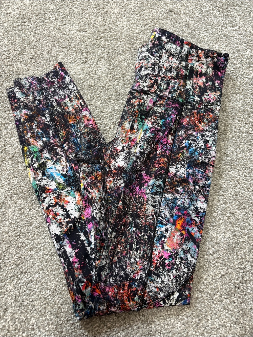 Lululemon Fast and Free Tight II 25" *Non-Reflective Nulux In Vitalize Multi